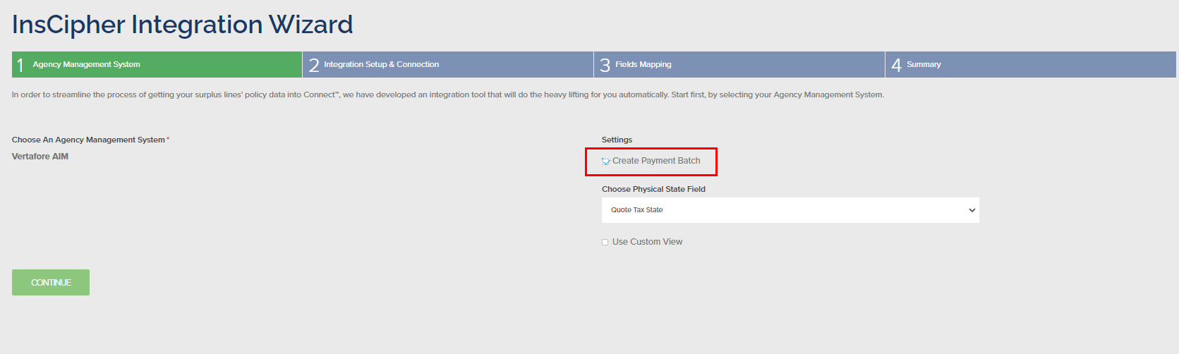 Enable Create Payment Batch
